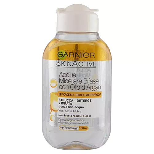 Garnier Acqua Micellare Bifase Con Olio Di Argan Senza Risciacquo - 100 ml