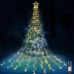 Geemoo Luci di Natale con Stella, 9*3M, da Esterno ed Interno