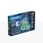 Geomag, Glow Recycled, Costruzioni Magnetiche Effetto Glow, 60 pezzi