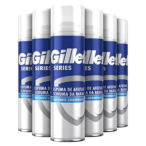 Gillette Series Schiuma Da Barba, Formula con Aloe Veraubrifica la Pelle Garantendo Maggiore Protezione