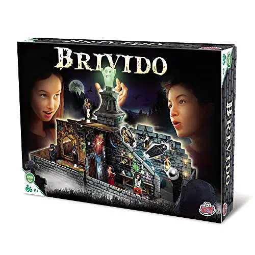 Grandi Giochi, BRIVIDO Gioco da Tavolo con Personaggi e Fantasma Che Si Illumina al Buio