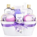 Green Canyon Spa Cesto Regalo Spa per Donnaet da Bagno Lavanda 12 PCS