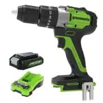 Greenworks Trapano Avvitatore a Batteria da 24 V, 60 Nm Trapano a Percussione