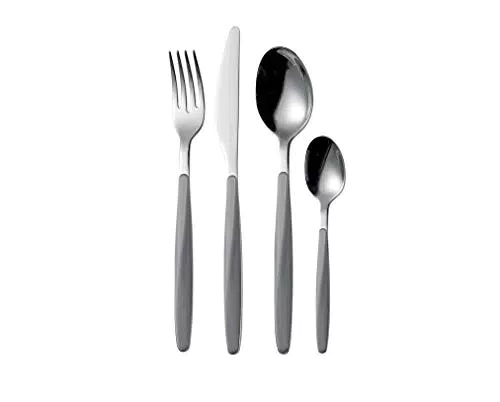 Guzzini My Fusion Set 24 Posate, grigio