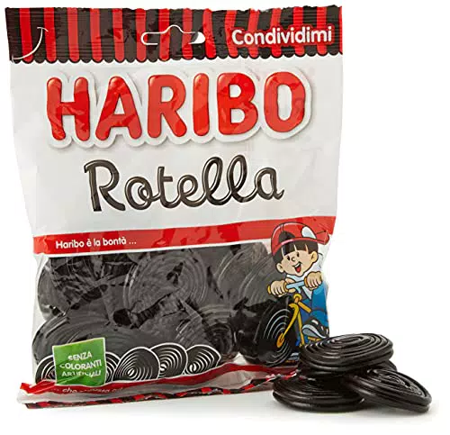 Haribo Rotella, Caramelle Gommose, Gusto Liquirizia