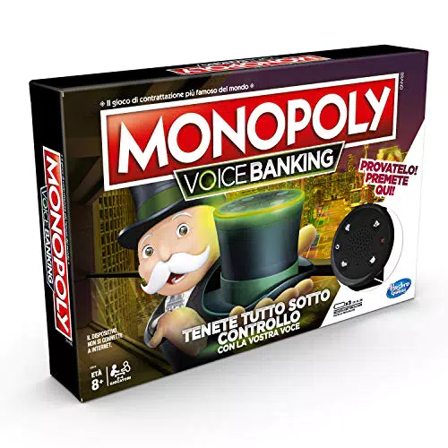 Hasbro E4816IT4 Monopoly - Voice Banking
