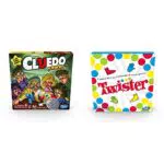 Hasbro Gaming Cluedo Junior, Il Caso Del Giocattolo Rotto & Twister Gioco In Scatola