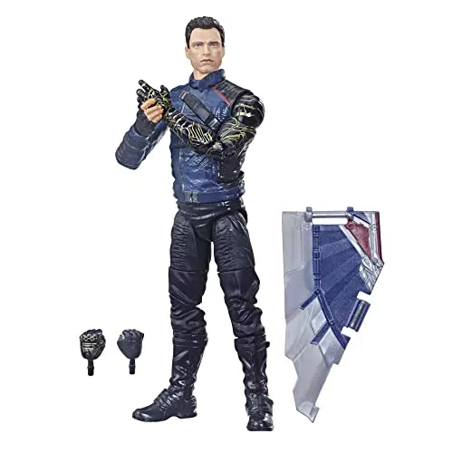 Hasbro Marvel Legends Series Avengers, action figure di Soldato d'Inverno da 15 cm con accessori