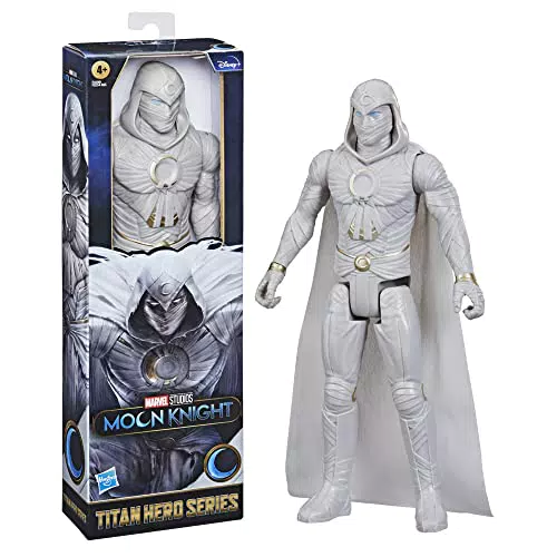Hasbro Marvel Titan Hero Seriesoon Knight, Action Figure Giocattolo in Scala da 30 cm
