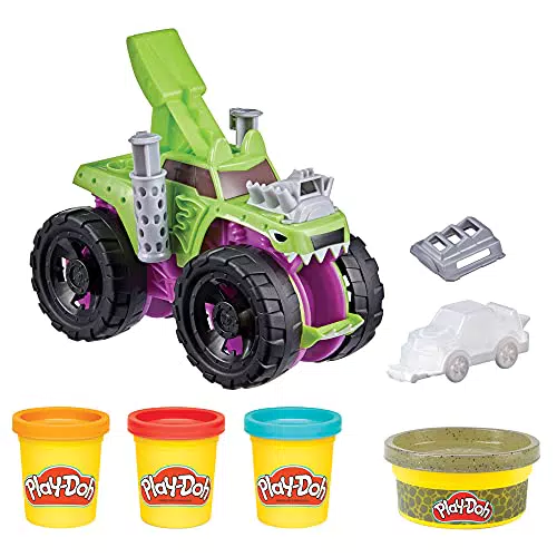 Hasbro Play-Doh Wheels - Monster Truck, giocattolo per bambini e bambine dai 3 anni in su