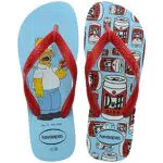 Havaianas Simpsons, Infradito Unisex-Adulto, Blu, 37/