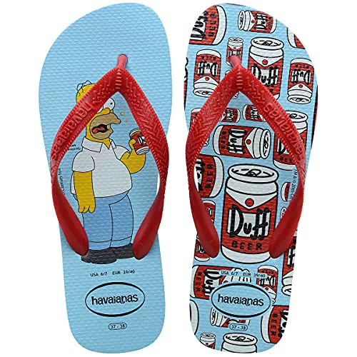 Havaianas Simpsons, Infradito Unisex-Adulto, Blu, 37/