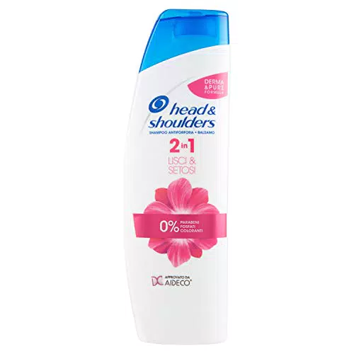 Head & Shoulders Shampoo 2In1 Capelli Lisci, 225ml