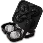 Holzsammlung Vassoio Per Cubetti di Ghiaccio con Zucca 3D Con Coperchiotampo in Silicone per Cubetti di Ghiaccio per Whiskycotch