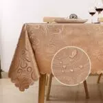 Hommdiy Tovaglia da Tavola in PU Rettangolare Antimacchia 140x180cm