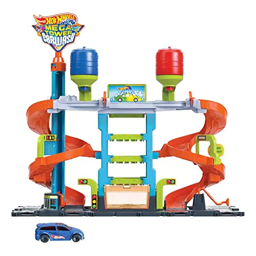 Hot Wheels - Hot Wheels City Mega Torre Autolavaggio