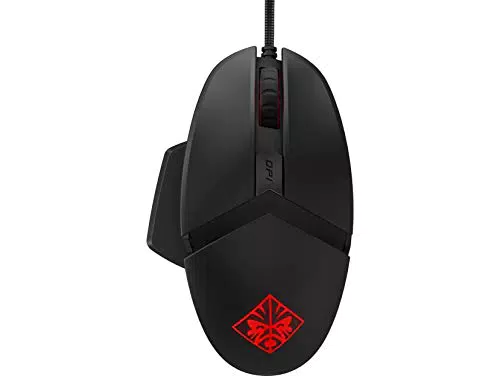 HP - Gaming Omen Reactor Mouse Gaming, 6 Tasti Programmabili