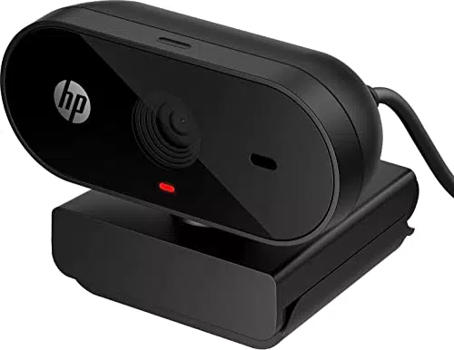 HP - PC Webcam 320 FHD, Compatibile con Chrome, Correttore automatico luceicrofono Integrato