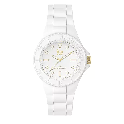 Ice-Watch ICE Generation White Gold Orologio Bianco da Donna con Cinturino in Silicone
