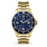 Ice-Watch ICE Steel Gold Blue Orologio Oro Unisex con Cinturino in Metallo