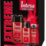 Intesa Pour Homme Cofanetto Extreme con Gel Doccia Shampoo Ginseng 250 ml e Deodorant Parfume' Ylang Ylang 150 ml e Schiuma da Barba 50 ml