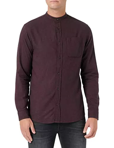 JACK & JONES Jjeband Melange Shirt L/S Au22 SN Camicia