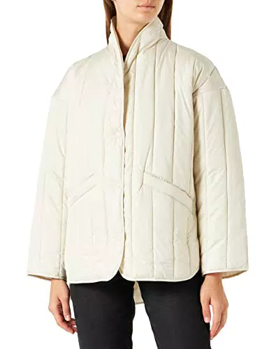 JACK & JONES Jxalice Quilted Jacket Noos Giacca, Bone Bianco