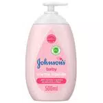 Johnson's Baby Crema Liquida Neonati, 500 Millilitro