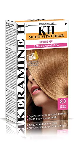 Keramine H Crema Gel, Biondo Chiaro - 3 Confezioni da 110 ml - Totale: 330 ml
