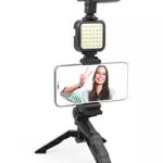 KIT DE VLOGGING DIGIPOWER 4 PARTES SOPORTE CON LUZ