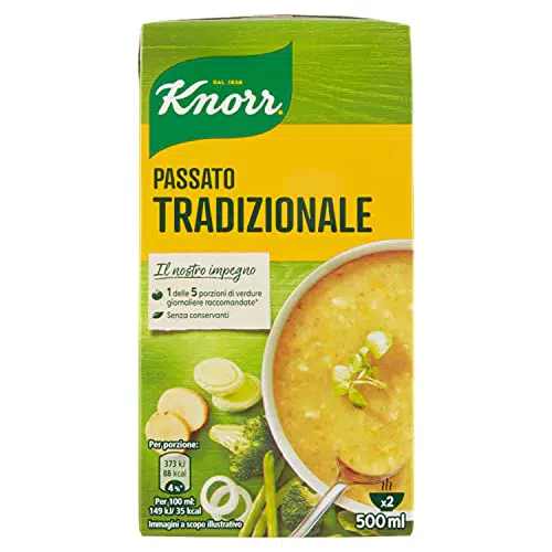 Knorr Passato di Verdure Tradizionale, Minestrone con 10 Verdure