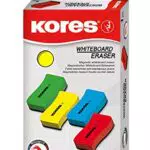 Kores - Cancellino Magnetico per Lavagna Bianca adatto a Scuola