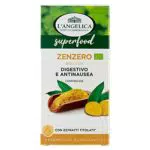 L'Angelica, Integratore Nutraceutico Zenzero Biologico, Integratori Benessere Stomaco con Funzionalità Digestiva e Antinausea Formato: 75 Compresse