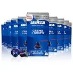Lavazza, Crema e Gusto Classico, 100 Capsule in Alluminio Compatibili con Macchine Nespresso Original