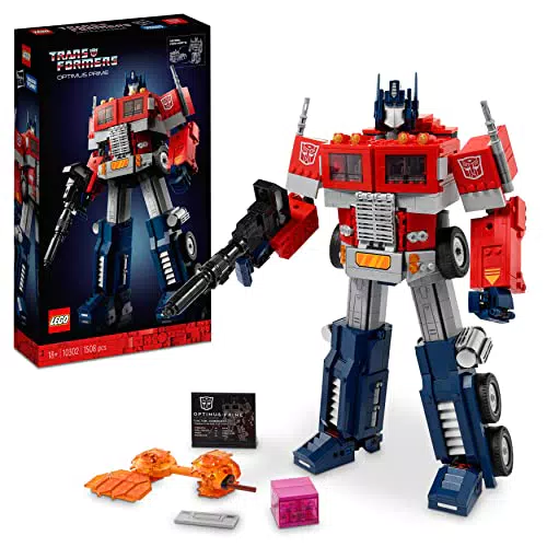 LEGO 10302 Icons Optimus Prime, Modellino da Costruire 2in1 del Leader dei Transformers