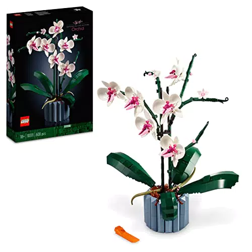 LEGO 10311 Icons Orchidea, Set Collezione Botanica Piante Artificiali