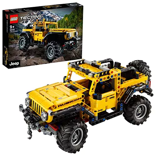 LEGO 42122 Technic Jeep Wrangler 4x4acchina Giocattoloet da Costruzione SUV Fuoristrada