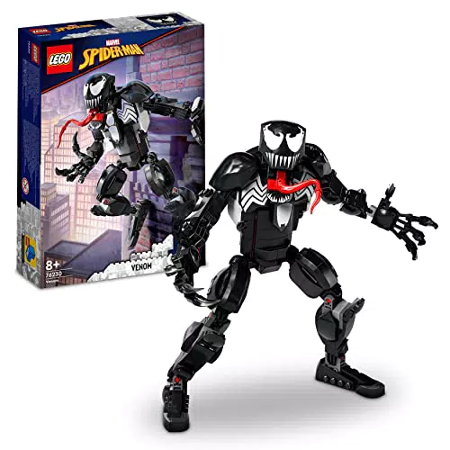 LEGO 76230 Marvel Personaggio di Venom, Action Figure Giocattolo Snodabileet da Collezione dell'Universo di Spider-Man