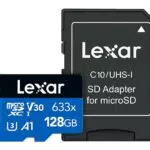 Lexar Professional 633x Scheda Micro SD 128 GB scheda di Memoria microSD