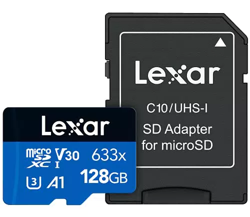Lexar Professional 633x Scheda Micro SD 128 GB scheda di Memoria microSD
