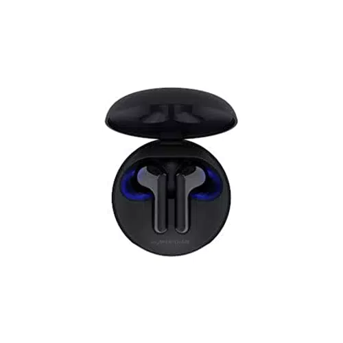 LG Cuffie Bluetooth 5.0 In Ear TONE Free FN6 Black, Auricolari Wireless Senza Fili Meridian Audio