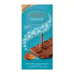 Lindt LINDOR Tavoletta di Cioccolato al Latte con Ripieno al Caramello Salato