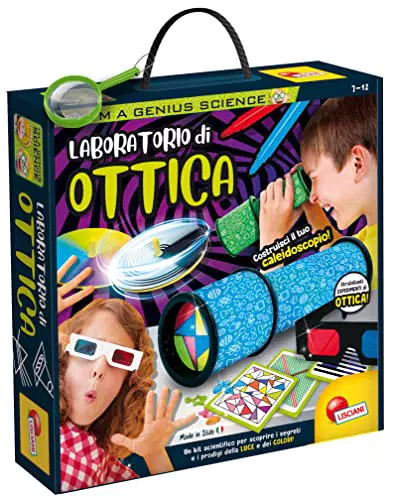 Lisciani- I'm a Genius Laboratorio di Ottica, Kit Caleidoscopio