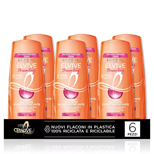 L'Oréal Paris Multi Pack Balsamo Dream Long Super Districante per Capelli Lunghi e Lisci