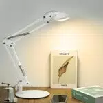 Luckycow Lampada Da Scrivania LED, 1250LM Lampada Da Tavolo 3 Modalità Colore 10 Livelli Di Luminosità Dimmerabile Lampada USBlim Base Lampada Da Scrivania Con Morsetto