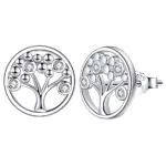 Lydreewam Albero Della Vita Orecchini Donna Argento Sterling 925