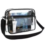 Macause Borsa trasparente, Borsa Trasparente con Tracolla Regolabile