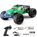 Macchina Telecomandata, 4WD RC Auto Fuoristrada 46km/h Alta velocità Auto Radiocomandata di Tutto Terreno 1:10 Veicolo Mostruoso Cingolato 2.4GHz Regalo di per Adulti e Bambini con 2 Batteria