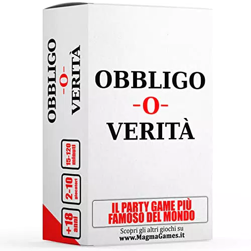 Magma Games, Obbligo o Verità Giochi da Tavolo per Adulti e Ragazzi