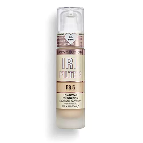 Makeup Revolution, IRL Filter Longwear Foundation medium to Full Coverage